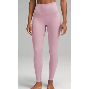 lululemon Align High Rise Pant 28 Rose Blush Size 10 NWT